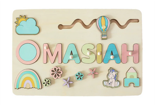  Wooden Name Puzzle for Kids cashymart