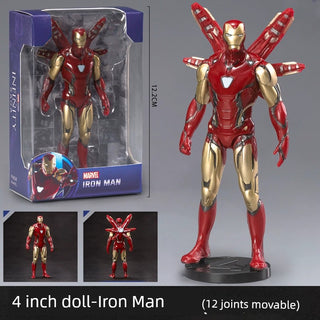  Marvel Avengers Iron Man, Spider-Man & Thanos Action Figures cashymart