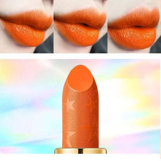  Orange Lipstick Waterproof Long Lasting Matte Velvet Tint cashymart