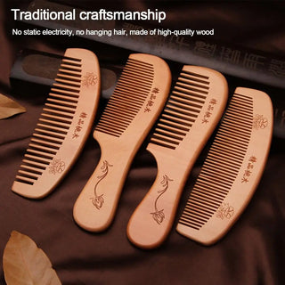  Wood Comb & Head Massage Tool cashymart