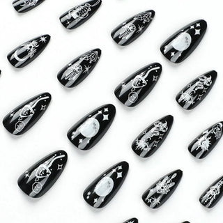  Glamorous Black Almond Stiletto Nails cashymart