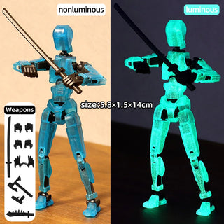  Multi-Jointed 3D Printed Robot Figurines cashymart