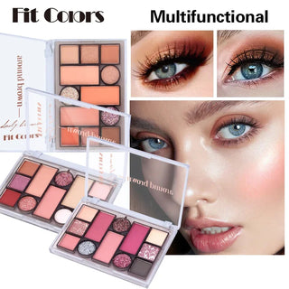 Elevate your makeup with the Face Makeup Powder Palette 12 Colors Matte Pearl from Cashymart, featuring versatile shades.