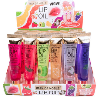  Kawaii 6pcs Fruit Flavored Lip Gloss Set cashymart