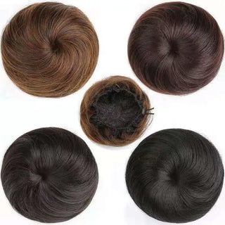  Adjustable Synthetic Hair Scrunchie Bun Extensions cashymart