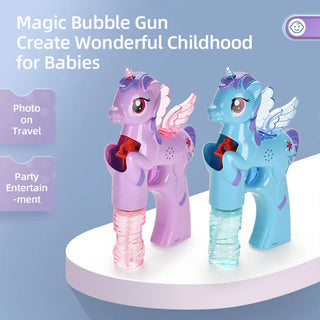  Magical Unicorn Bubble Gun Toy cashymart