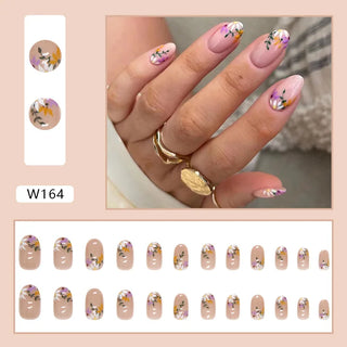  Glamorous Easy Press-On Nail Set cashymart