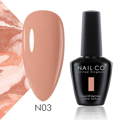 NAILCO 15ml UV Gel Topplack och Baslack Set