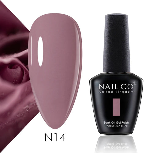 NAILCO 15ml UV Gel Topplack och Baslack Set