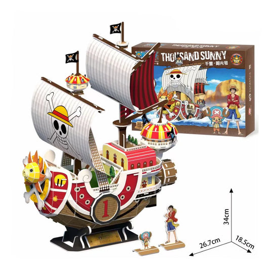  Pirate Ship Paper Puzzle Model for Kids cashymart