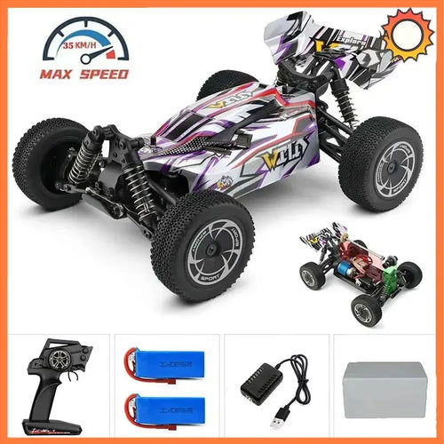 سيارة RC WLtoys 144001 1:14 عالية السرعة - مغامرة طرق وعرة بسرعة 60 كم/س