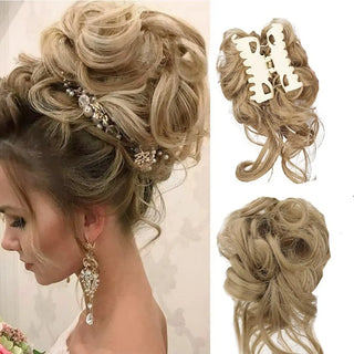  Curly Hair Bun Claw Clip Accessory cashymart