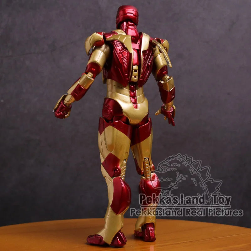  Golden Iron Man PVC Action Figure Model Toy cashymart