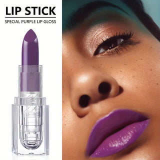  Matte Purple Lip Gloss High Pigment Makeup cashymart
