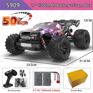  High-Speed 1:16 S909/S910 4WD RC Drift Monster Truck - 50KM/H Fun cashymart