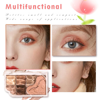  6 Color Blendable Eyeshadow Palette Waterproof cashymart