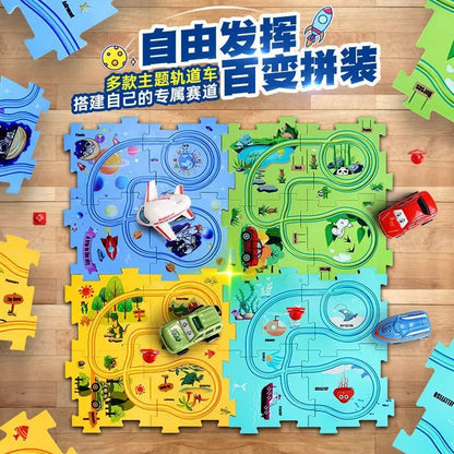  Kids Electric Rail Car Puzzle cashymart