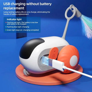  Interactive Remote-Controlled Cat Car Toy with USB Charging cashymart