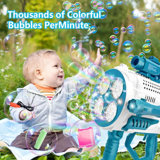  Large Automatic Rocket Bubble Gun Dinosaur Blower For Kids cashymart