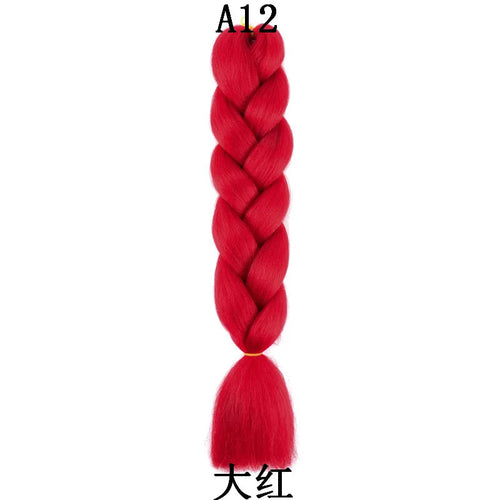 Extensiones de Cabello para Trenzar Sintético de 24 Pulgadas y 100g