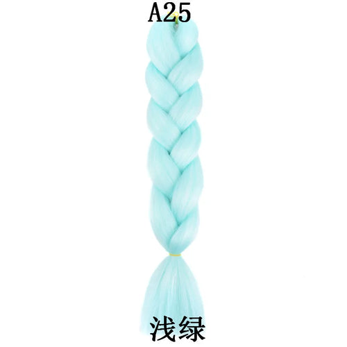 Extensiones de Cabello para Trenzar Sintético de 24 Pulgadas y 100g