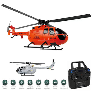  Stunt-Ready 4-Channel C186 RC Helicopter cashymart