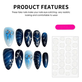  Handmade Blush Gradient Press On Nails 10pcs cashymart