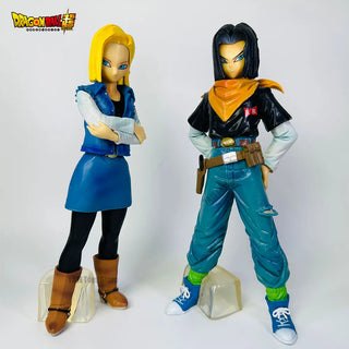  Dragon Ball Z Android 17 & 18 Figures cashymart