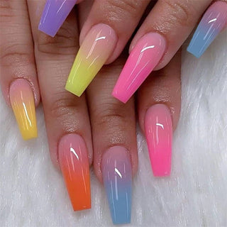  Vibrant Ballerina Nail Tips Set cashymart