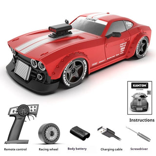  High-Speed 1:32 Remote Control Drift Car with ESP Gyroscope & LED Lights cashymart