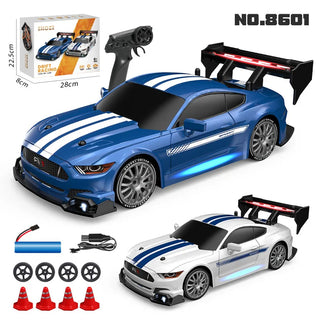  High-Speed 1:24 Remote Control Drift Car - Mustang AE86 Racing Toy cashymart