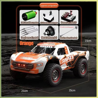  High-Speed JJRC Q130 1:16 4WD RC Car with Brushless Motor & Lights cashymart