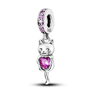  Charming 925 Silver Persian Cat Charms for DIY Bracelets & Necklaces cashymart