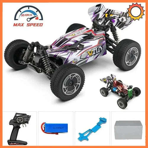 سيارة RC WLtoys 144001 1:14 عالية السرعة - مغامرة طرق وعرة بسرعة 60 كم/س
