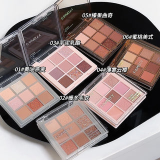  Nine Color Eye Shadow Palette for Novices cashymart