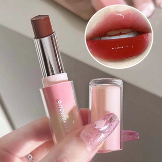  Water Mirror Solid Lip Gloss Lipstick Long Lasting Moisturizing Nude Lip Tint cashymart