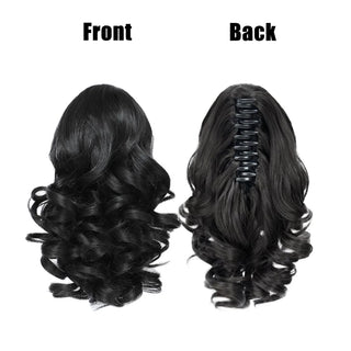  Black Hair Extensions Ponytail 10 Inch Claw Clip cashymart
