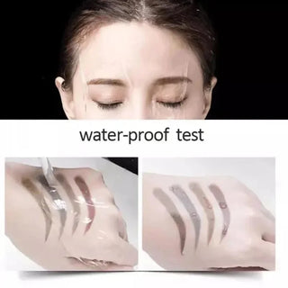  Natural Brown Waterproof Eyebrow Pencil With Brush For Precise Brows cashymart