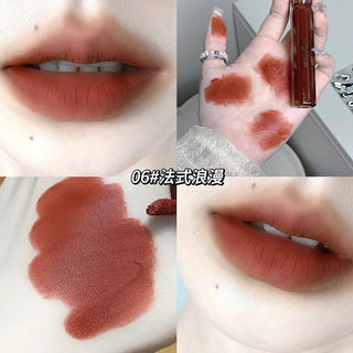  Gege Bear Feather Fog Velvet Lip Stain Affordable Matte Lipstick cashymart