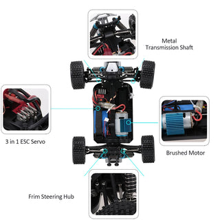  High-Speed WLtoys A959-B 1:18 RC Off-Road Car for Thrilling Races cashymart