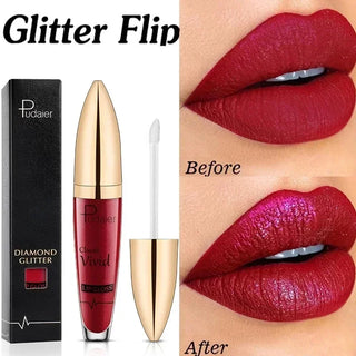  Alluring 18-Color Glitter Lip Gloss cashymart