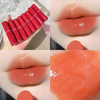  Water Mirror Solid Lip Gloss Lipstick Long Lasting Moisturizing Nude Lip Tint cashymart