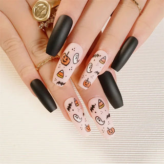  24 Spooktacular Press-On Nails cashymart