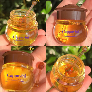  10ML Honey Lip Oil Smoothing Lip Sleep Repair Balm cashymart