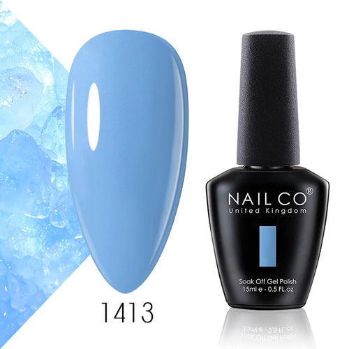 NAILCO 15ml UV Gel Topplack och Baslack Set
