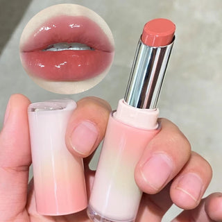  Water Mirror Solid Lip Gloss Lipstick Long Lasting Moisturizing Nude Lip Tint cashymart