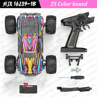  High-Speed Brushless 4WD RC Pickup - MJX 1/16 Off-Road Adventure cashymart