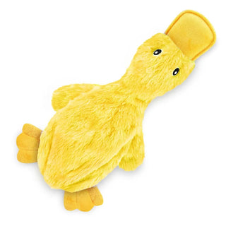  Squeaky Yellow Duck Plush Toy for Chewing and Interactive Fun cashymart