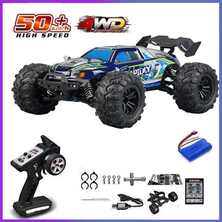  High-Speed 4x4 Remote Control Monster Truck with LED Lights cashymart