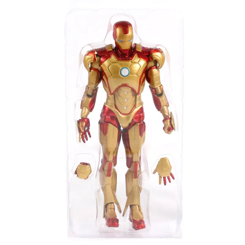  Golden Iron Man PVC Action Figure Model Toy cashymart